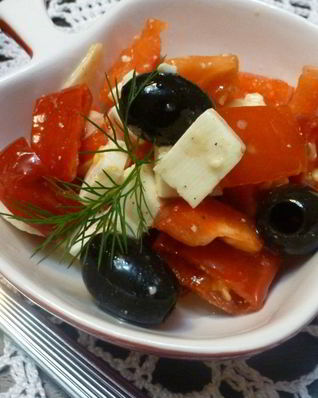 Острая закуска из брынзы