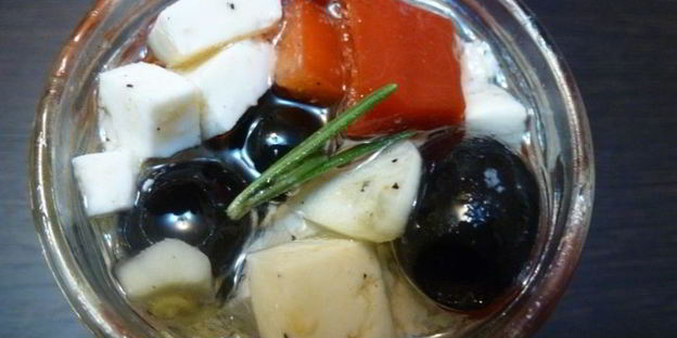 острая закуска из брынзы