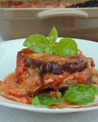 Пармиджана из баклажанов с прошутто