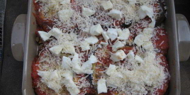 пармиджана из баклажанов с прошутто