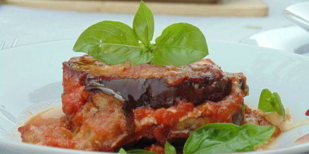 пармиджана из баклажанов с прошутто