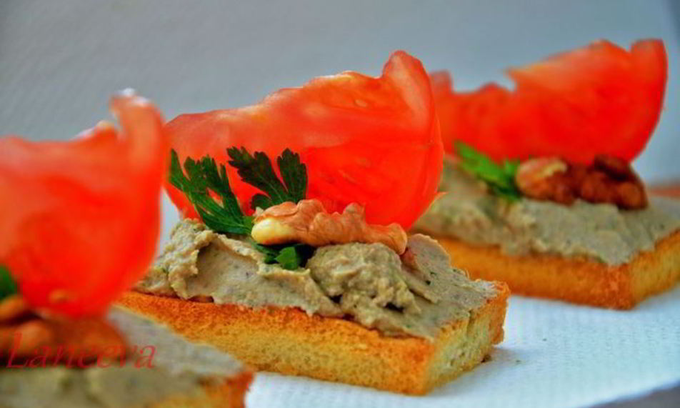 Рецепт баклажанового паштета