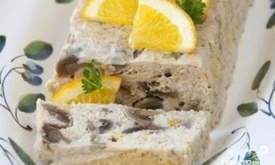 Рецепт куриного паштета с грибами