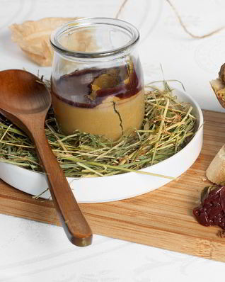 Куриный паштет с желе из вина