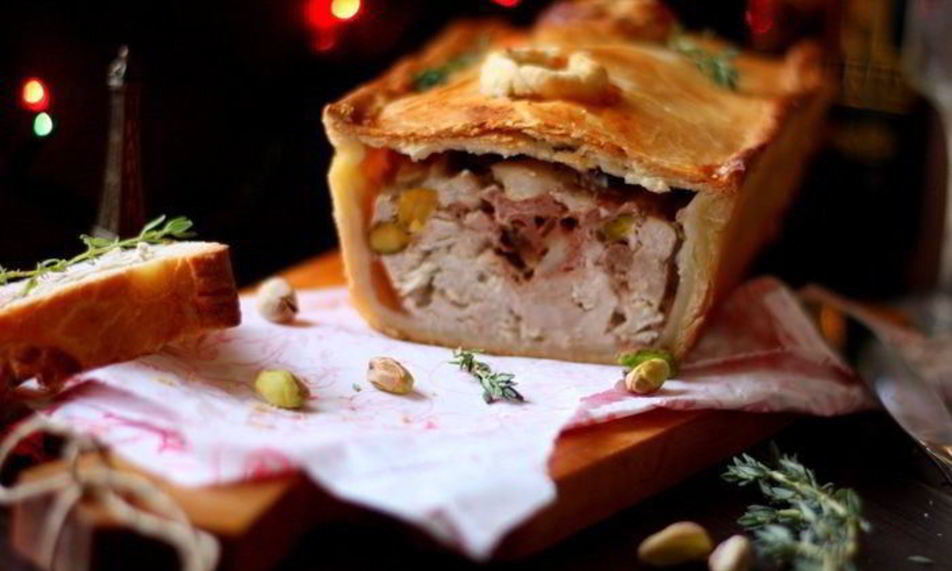 Рецепт мясного пирога паштет в коре