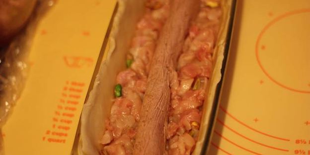 мясной пирог паштет в коре