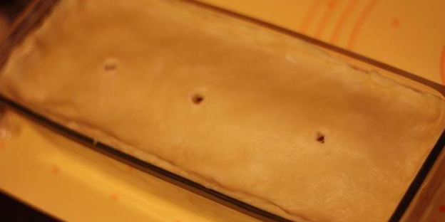 мясной пирог паштет в коре