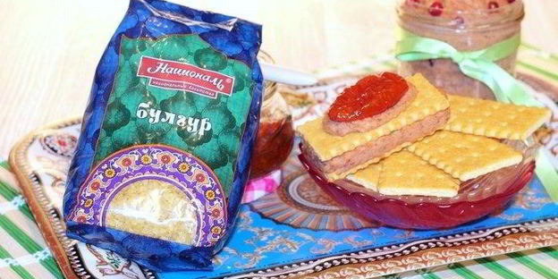 паштет из булгура и красной фасоли
