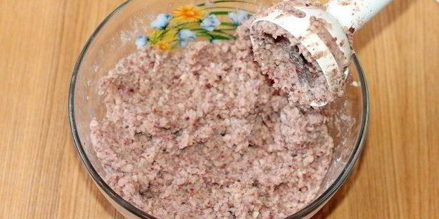 паштет из булгура и красной фасоли