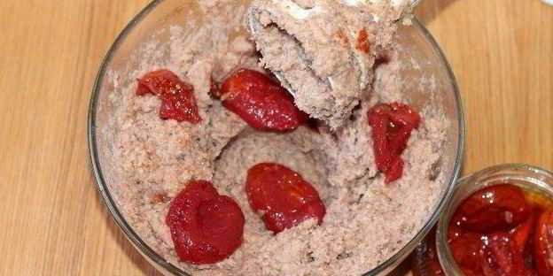 паштет из булгура и красной фасоли