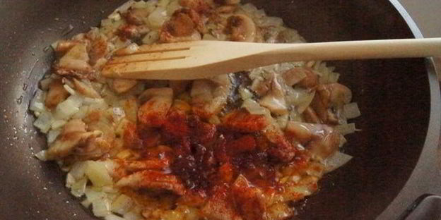 паштет из чечевицы и грибов