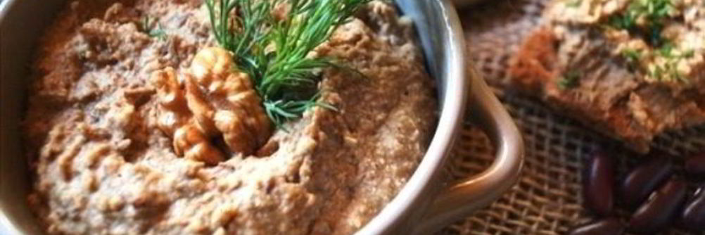 Паштет из фасоли с грибами