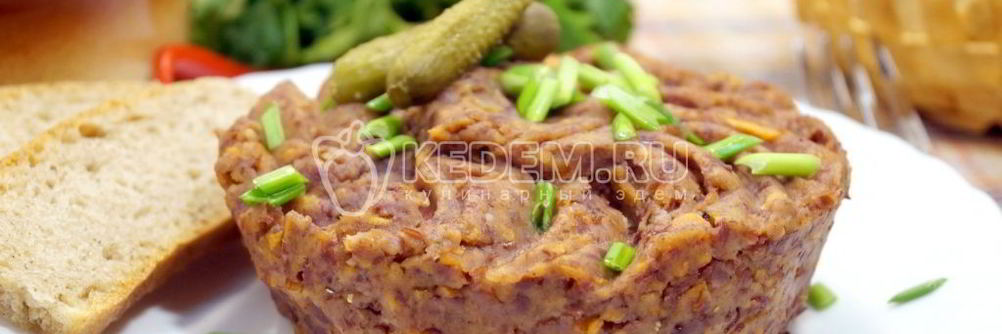 Паштет из фасоли