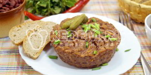 паштет из фасоли
