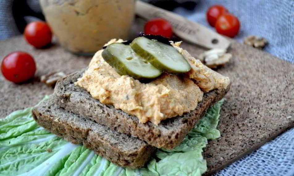 Рецепт паштета из куриной грудки с тыквой и грецкими орехами