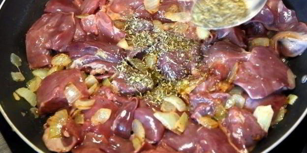 паштет из куриной печени с грибами