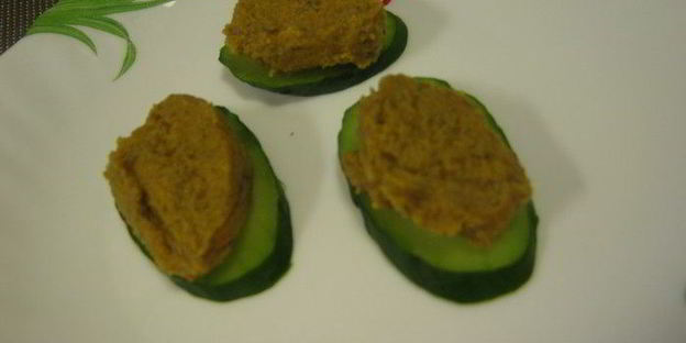 паштет из нута и овощей