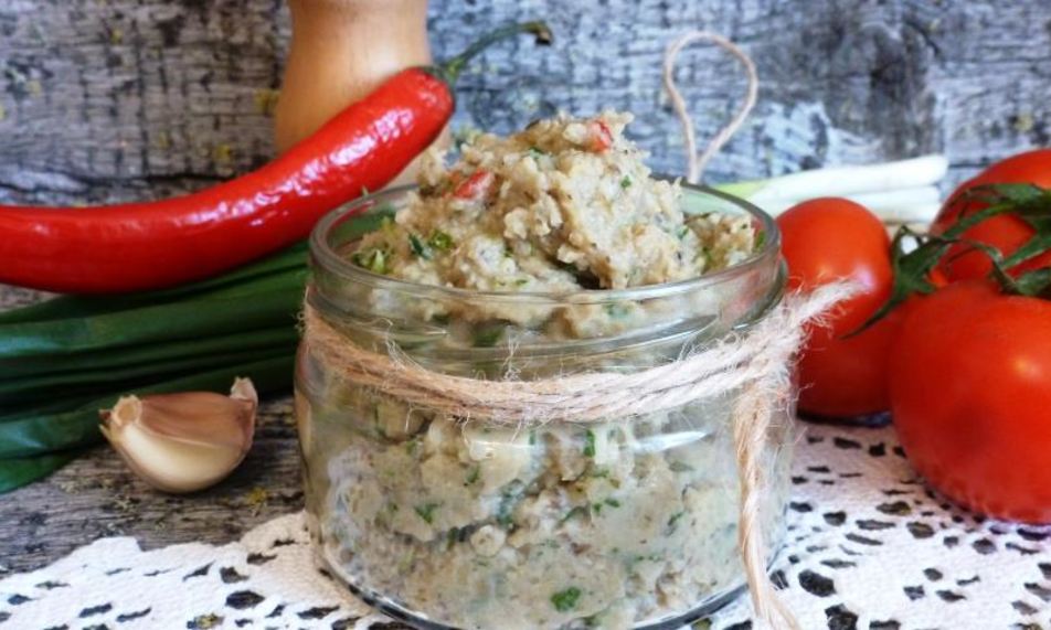 Рецепт паштета из нута с вешенками и грецкими орехами