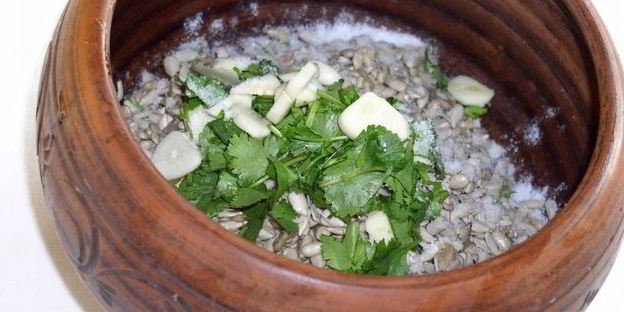 паштет из семян подсолнечника