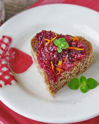 Паштет из свеклы с горчицей и апельсином