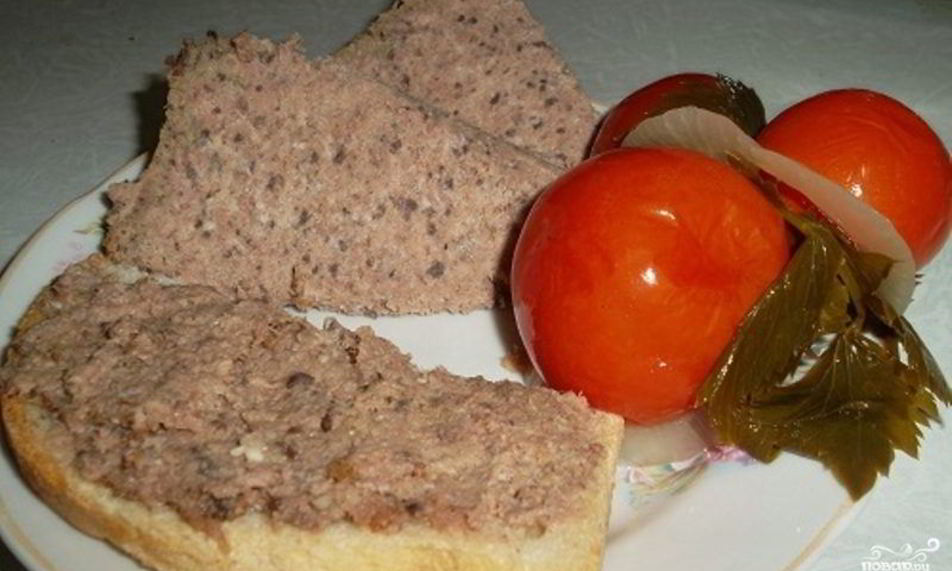 Рецепт паштета из свиной головы