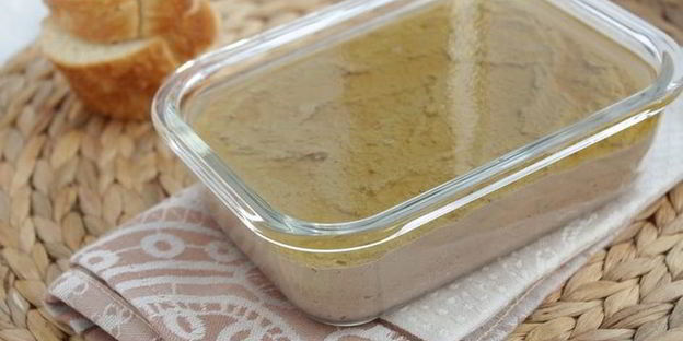 паштет из свиной печени с яблочным желе