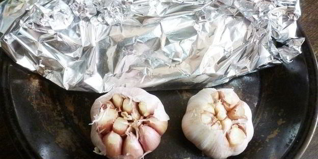 паштет из запеченной скумбрии с чесноком