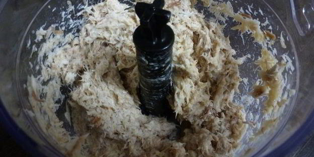 паштет из запеченной скумбрии с чесноком