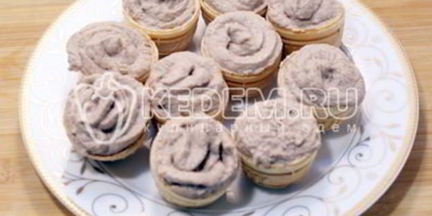 паштет рыбный нежные корзинки