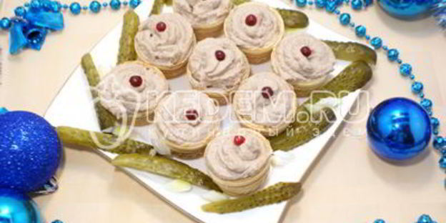 паштет рыбный нежные корзинки