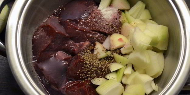 печеночный паштет с фасолью