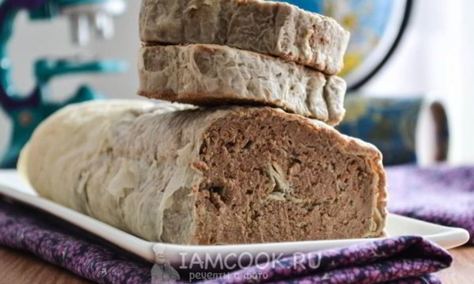 Рецепт печеночного паштета в лаваше