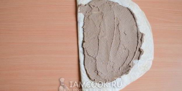 печеночный паштет в лаваше