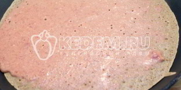 блинный торт с печенью