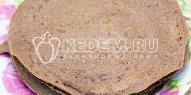 блинный торт с печенью