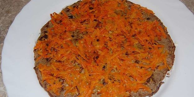 печеночный торт из говяжьей печени