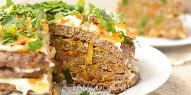 печеночный торт из куриной печени