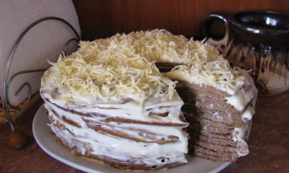 Рецепт печеночного торта нежность