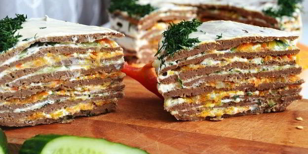 печеночный торт освежающий