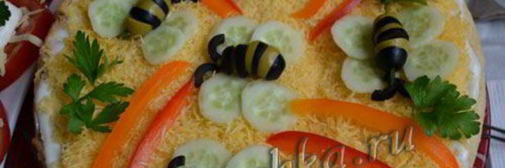 Печеночный торт Пчелка