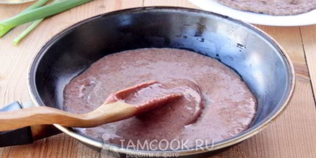 печеночный торт с грибами