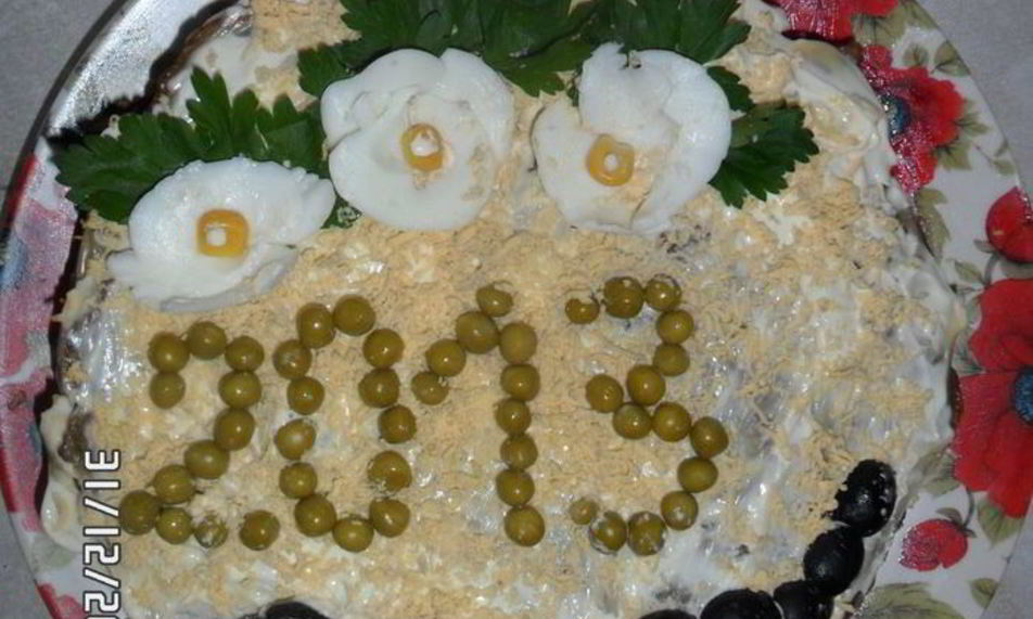 Рецепт печеночного торта с корейской морковью