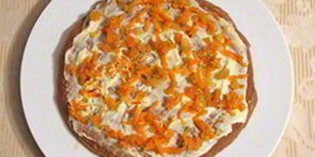 печеночный торт с морковкой и луком