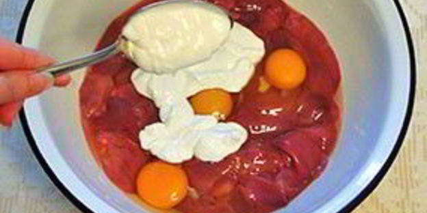 печеночный торт с морковкой и луком