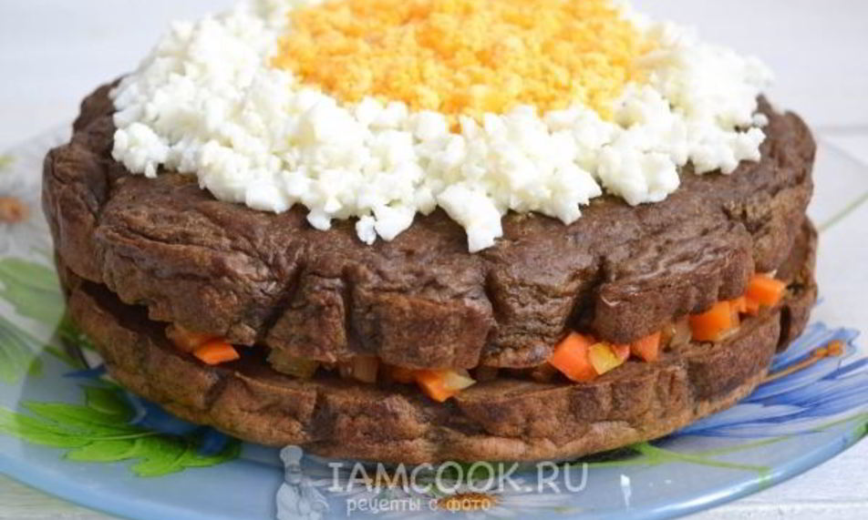 Рецепт печеночного торта в мультиварке