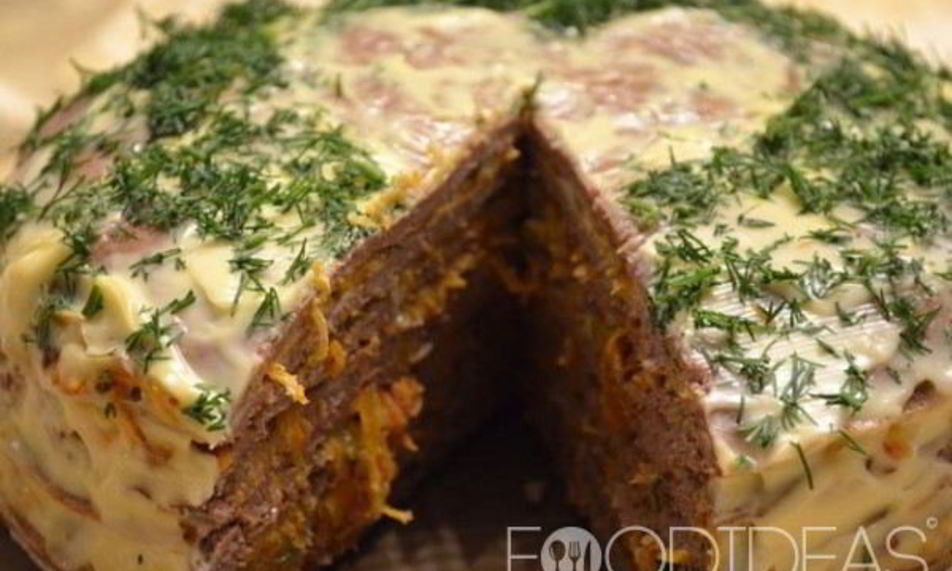 Рецепт торта из говяжьей печени