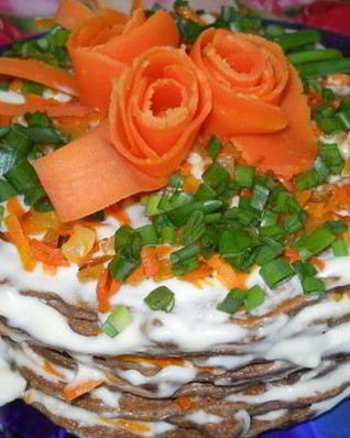 Торт Печеночный на закуску