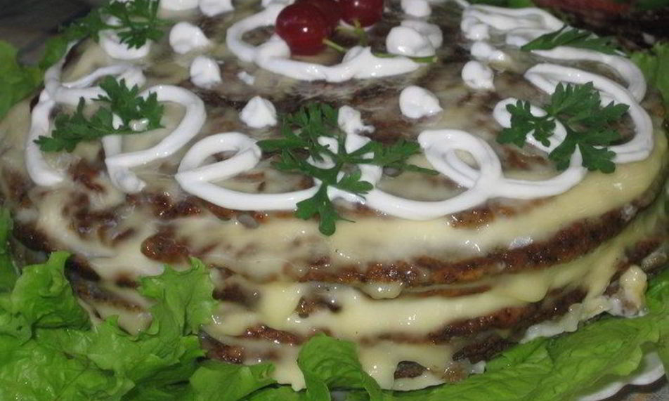 Рецепт тортика печеночного