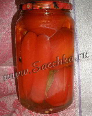 Помидоры с перцем на зиму