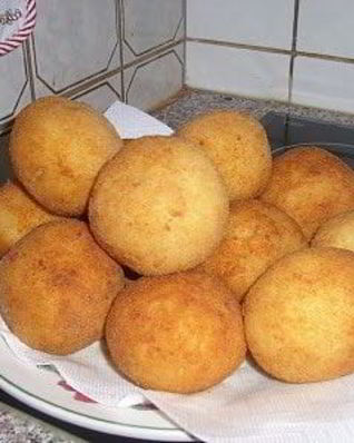 Рисовые шарики фаршированные